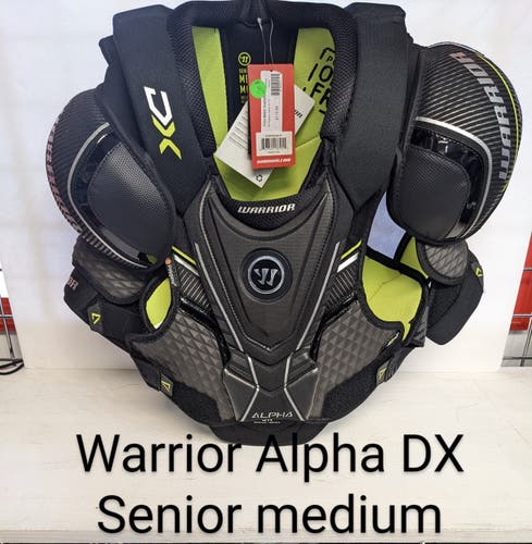 Shoulder Pads Senior New Medium Warrior Alpha DX