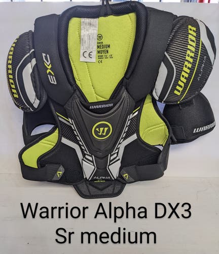 Shoulder Pads Senior New Medium Warrior Alpha DX3