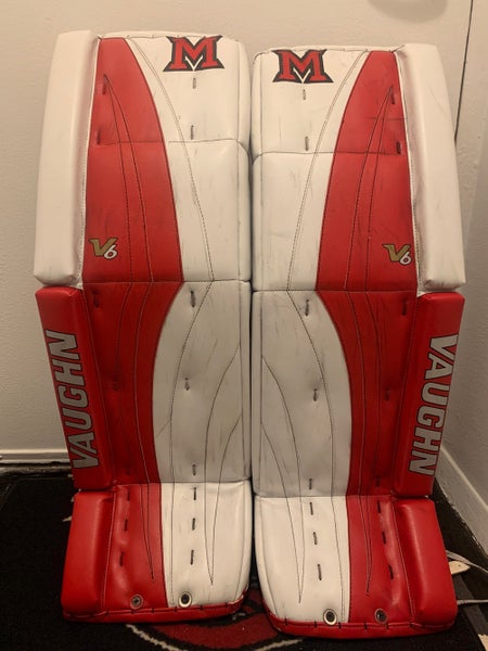 Goalie Leg Pads approx 35"+1.5 Vaughn Velocity V6 Pro Stock