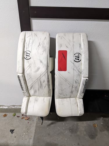 Goalie Leg Pads Used 33" Warrior Ritual G5