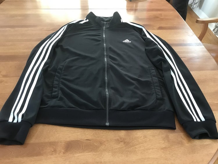 adidas striped jacket