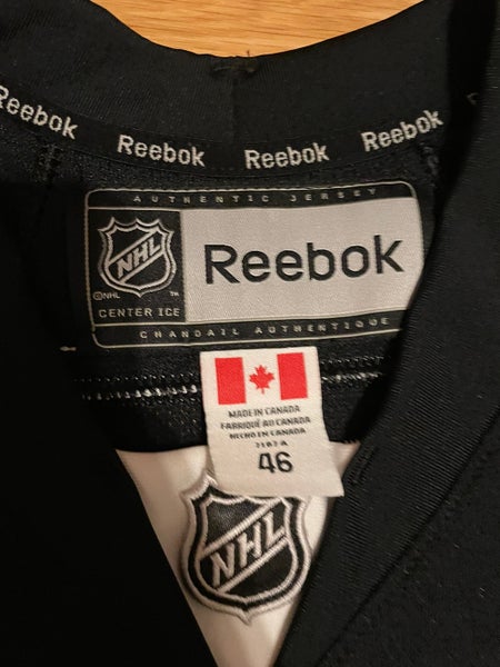 MEN-NWT-LARGE QUINN HUGHES VANCOUVER CANUCKS WHITE REEBOK NHL