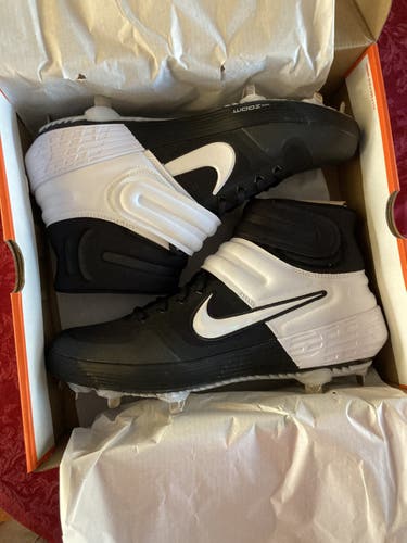 White Men's Metal High Top Nike Alpha Huarache Elite 2