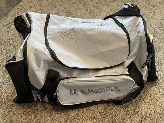 White Used Maverik Duffle Bag
