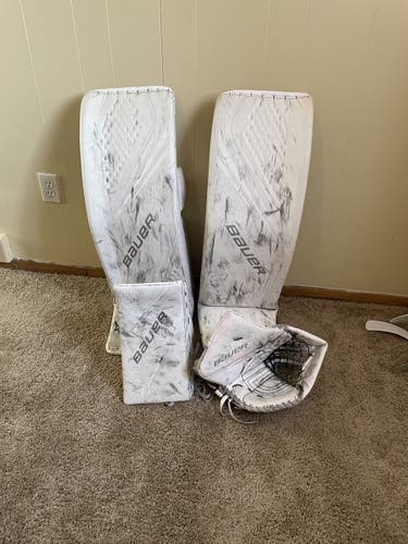 Goalie Leg Pads Used 36” Bauer Vapor 2X Pro Pro Stock