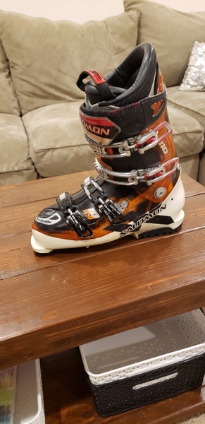 Ski Boots Men's Used Salomon All Mountain impact 10 Medium Flex