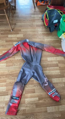 Mens US ski team padded GS suit- XL