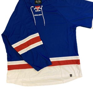 NWT Bauer 900 Series New York Rangers Gamewear Jersey Blue Senior Size XL