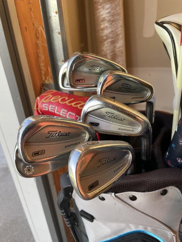 Men's Right Handed Extra Stiff Flex Steel Shaft CB 716 Iron Set