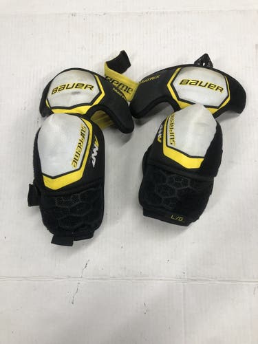 Used Bauer Surpeme Matrix Lg Hockey Elbow Pads