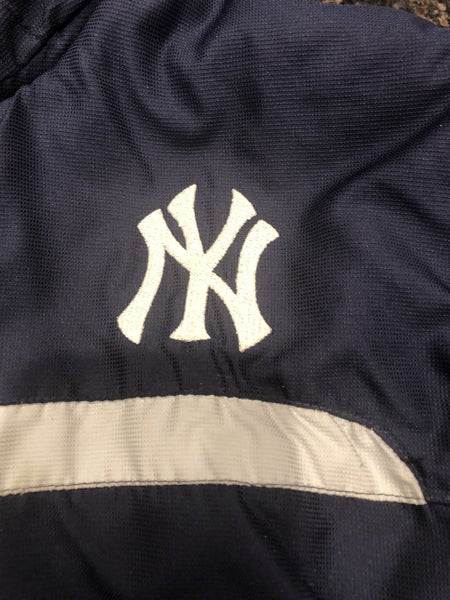 VTG New York Yankees NIKE Blue Pullover Windbreaker Warmup Jacket  Men's XXL