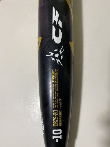 Bat Used USSSA Certified 2020 DeMarini Composite CF Zen (-10) 20 oz 30"