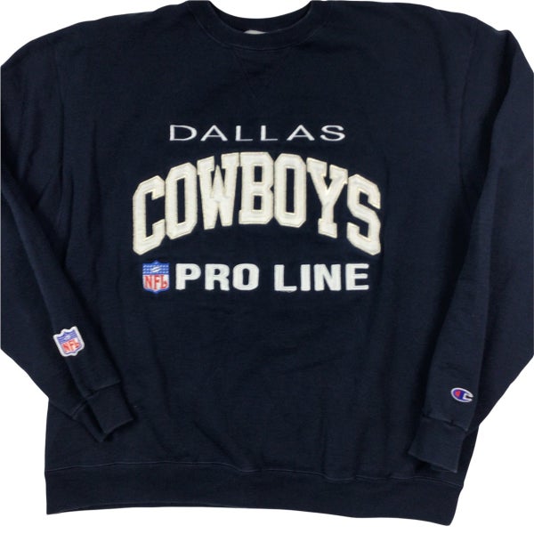 Vintage Dallas Cowboys NFL Champion/Pro Line crewneck sweatshirt. Stitched  graphic. High-quality. XL