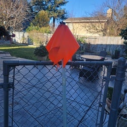 Used Soccer fiberglass training flags