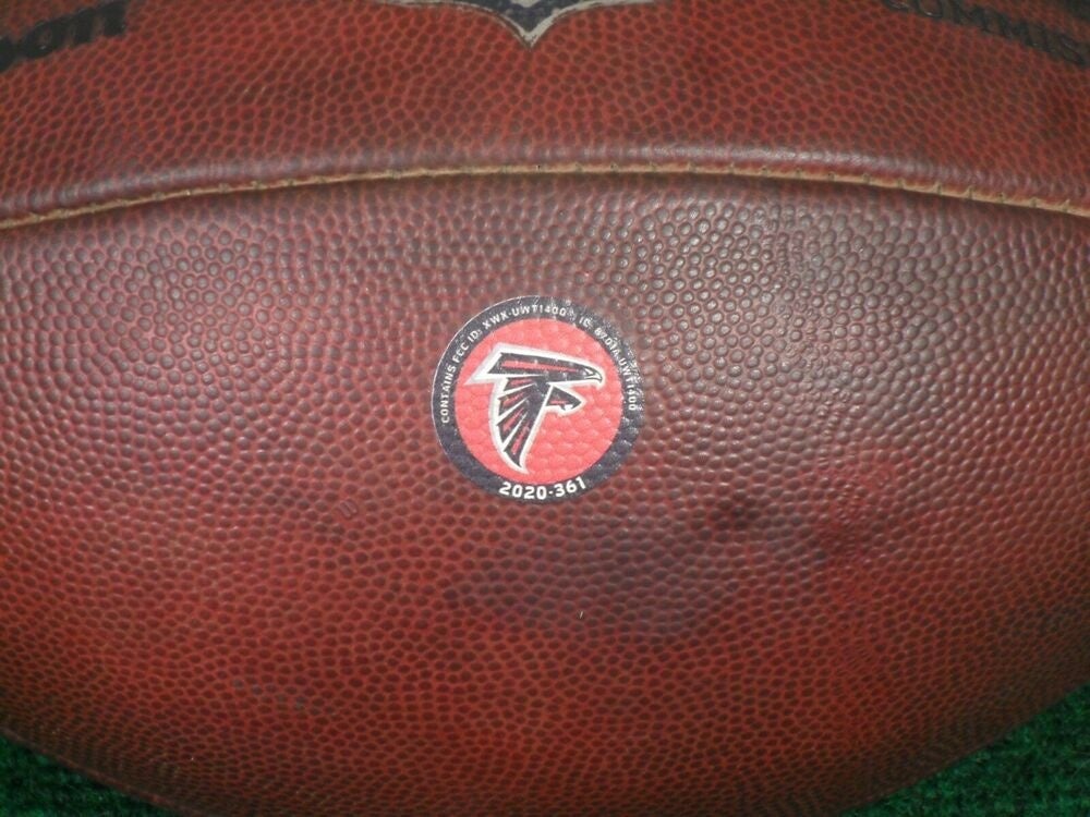 Used 2020 Wilson NFL The Duke Atlanta Falcons Official Game Football Ball  361