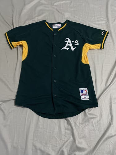 Green Used XL Majestic Jersey
