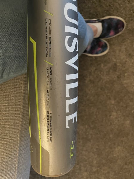 Bat Used 2020 Louisville Slugger Alloy Solo (-11) 19 oz 30"