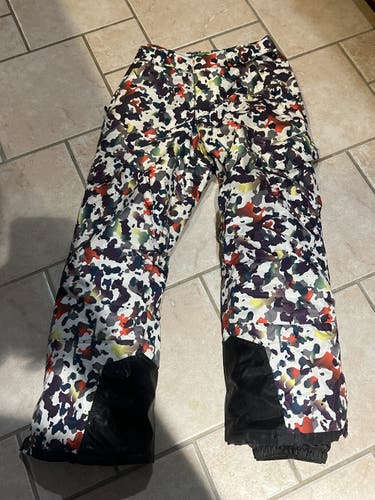Colorful TSLA Snow Pants.