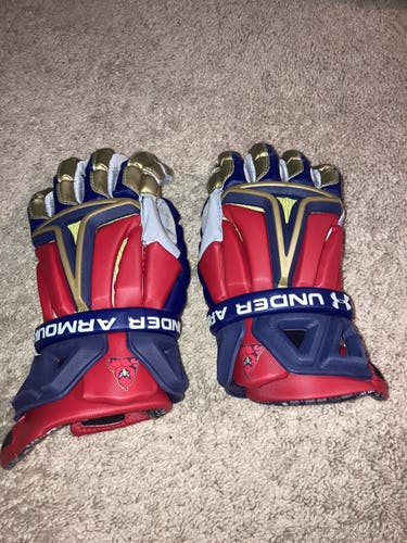 Team Carolina lacrosse gloves