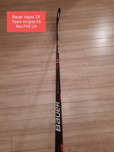 Hockey Stick New Intermediate Bauer Left Hand Vapor 2x Team