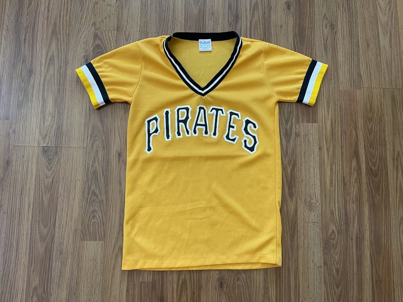 Pittsburgh Pirates One Piece Baseball Jersey Yellow - Scesy