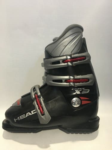 Used Kid's Ski Boots Size 18.5 HEAD Carve X3