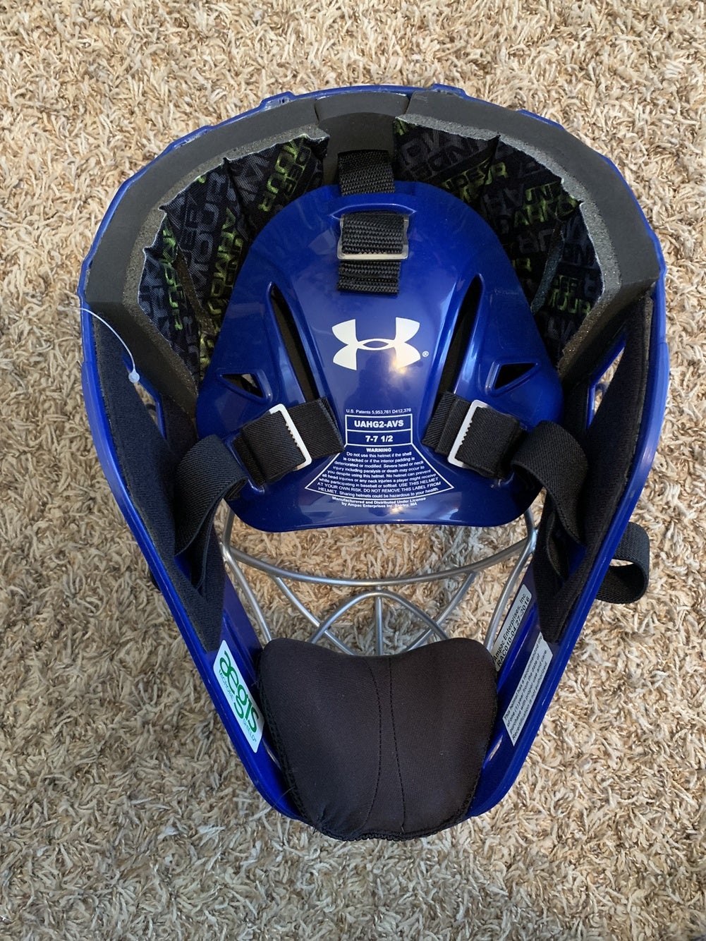 Under Armour PTH Victory Series Adult Baseball Catcher's Helmet Royal