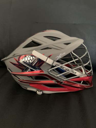 GAME WORN 2021 CANNONS GREY XRS HELMET