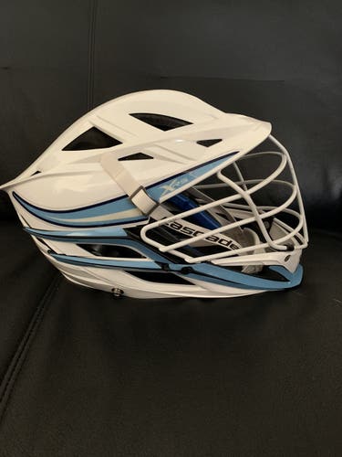 GAME WORN 2021 ATLAS WHITE XRS HELMET