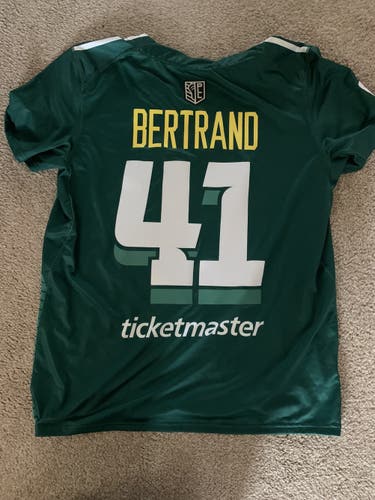 2021 CHARLIE BERTRAND GAME WORN REDWOODS JERSEY