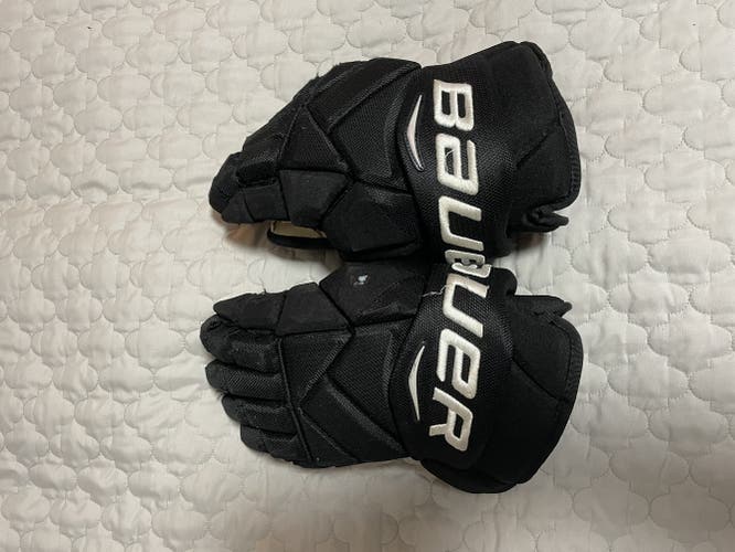 Bauer 15” Pro Stock Black Vapor 1X Hockey Gloves