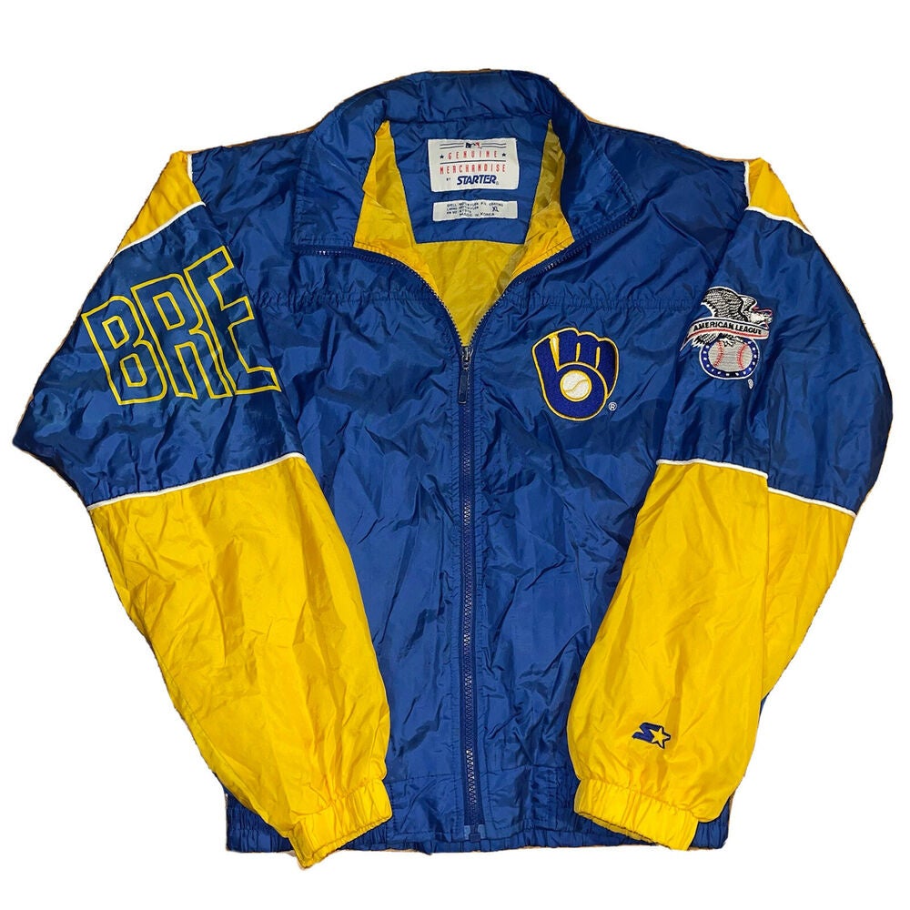 Used Medium Milwaukee Brewers Starter Jacket 90s Milwaukee 