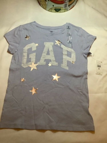 Gap Kids girls lavender t shirt new size M NWT stars box s