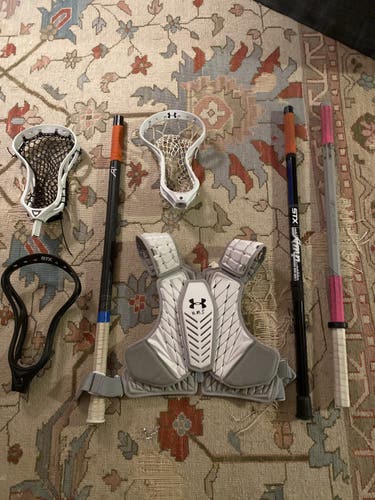 Lacrosse heads and shafts