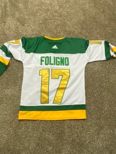 Minnesota Wild Adidas Youth Jersey L/XL - Foligno
