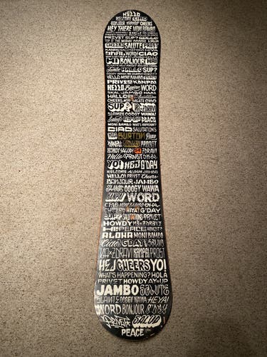 Burton Bullet Wide Park Snowboard (reverse camber / rocker)