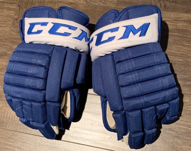 CCM Pro Stock gloves. Cody Franson from his Toronto Maple Leafs days.