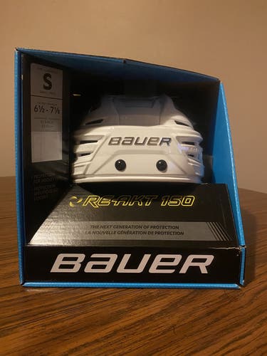 Bauer Hockey Re Akt 150 Hockey Helmet Senior Small White