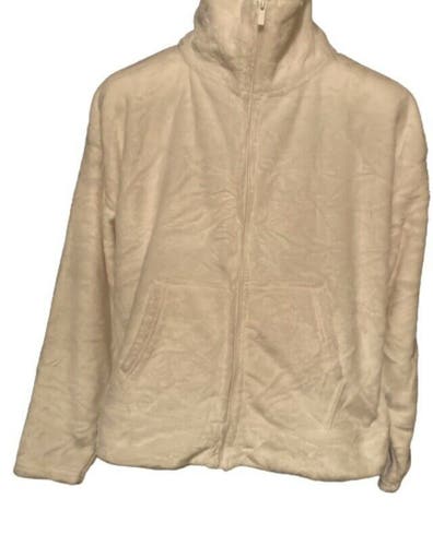 NWT C9 By Champion Full Zip Fleece Jacket White Size Large