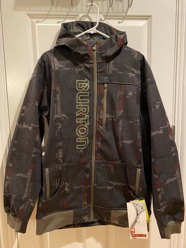 New Burton Men's Dryride Softshell Hoodie Snowboard Jacket - Size Large
