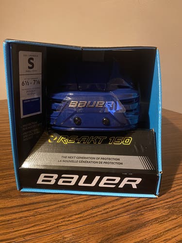 Bauer Hockey Re Akt 150 Hockey Helmet Senior Small Royal