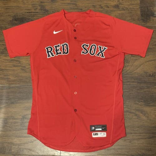 Jonathan Arauz #36 2020 Boston Red Sox Nike MLB Red Team Issued Game Jersey sz44