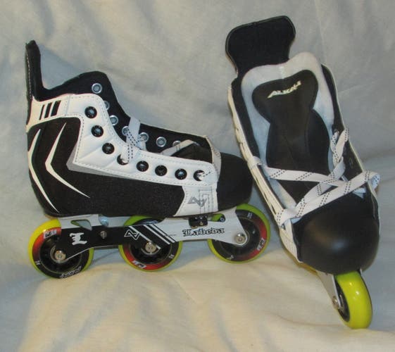New Youth Alkali RPD Lite adjustable roller hockey skates size 11to 1