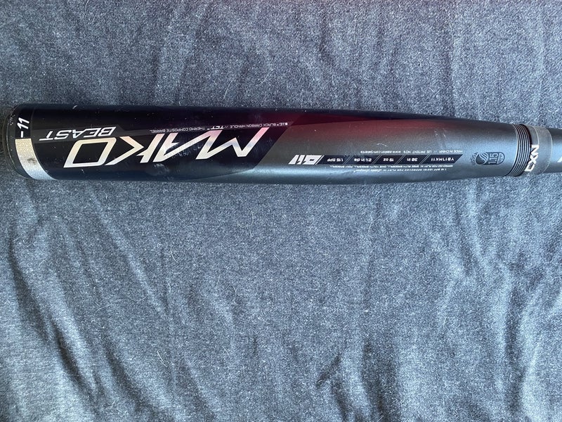 Bat Used USSSA Certified Easton Composite Mako Beast (-11) 19 oz 30"