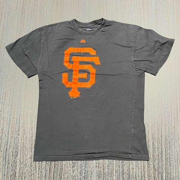 MLB SF San Francisco Giants Sewn Black Jersey by Majestic Men's