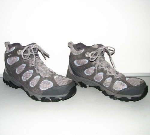 Merrell Hilltop Ventilator Men's Gray Waterproof Mid Hiking Boots Shoes~Size 8.5