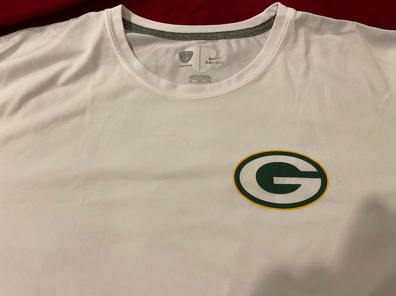 Green Bay Packers Sweater Men 3XL XXXL Green Nike Dri Fit Pullover