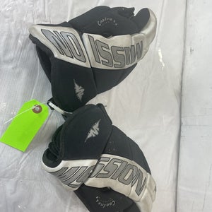 Used Mission 3 Finger Gromet 12" Ice Hockey Gloves