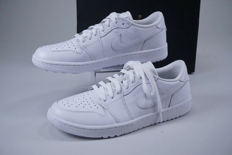 NIKE AIR JORDAN 1 LOW G WHITE BLANC GOLF SHOES SIZE US 9.5 ~ RARE  UNRELEASED! | SidelineSwap