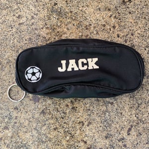 Jack Soccer Ball Pencil Case, Black